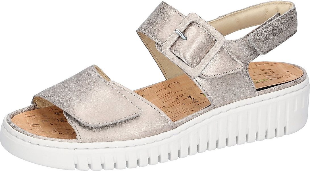 Waldläufer H-WILLOW Plateausandale Sommerschuh, Klettschuh, Bequemschuh mit günstig online kaufen