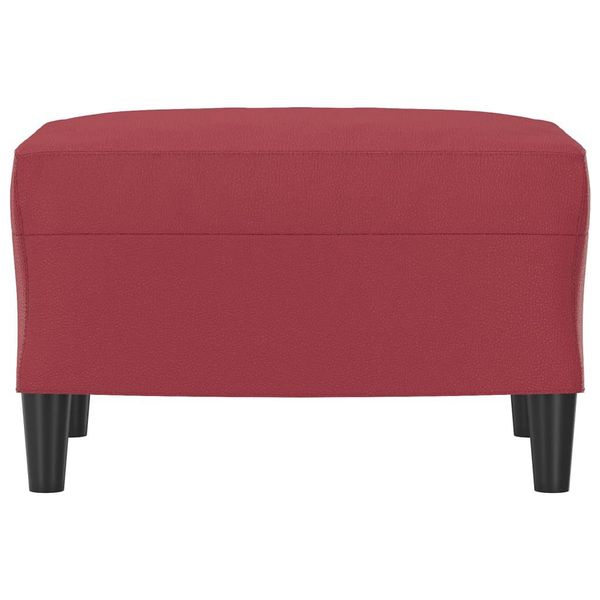 vidaXL Polsterhocker Fußhocker Weinrot 60x50x41 cm günstig online kaufen