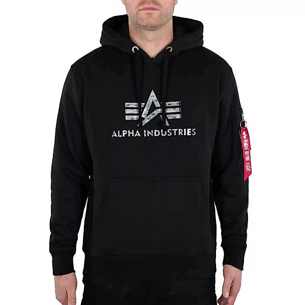 Alpha Industries 3d Camo Logo Pullover M Black / Woodland günstig online kaufen