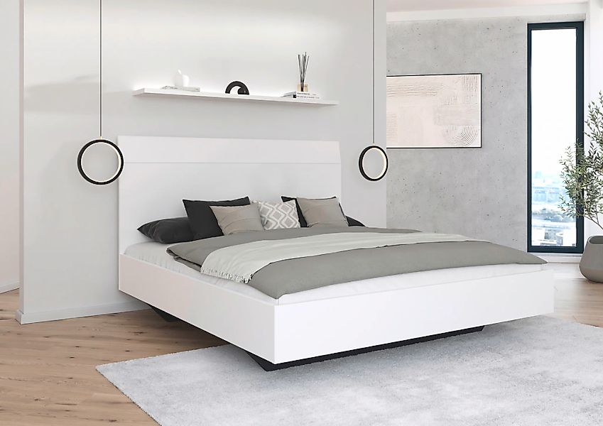 rauch Futonbett "Bett Doppelbett Holzbett AGORDO", mit hohem Kopfteil und s günstig online kaufen