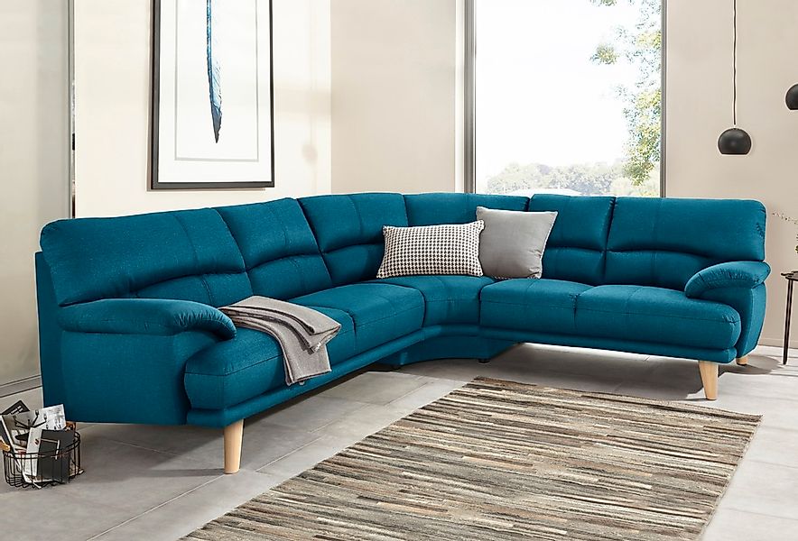 TRENDMANUFAKTUR Polsterecke "Cecilia, italienisches Designsprache, modern u günstig online kaufen