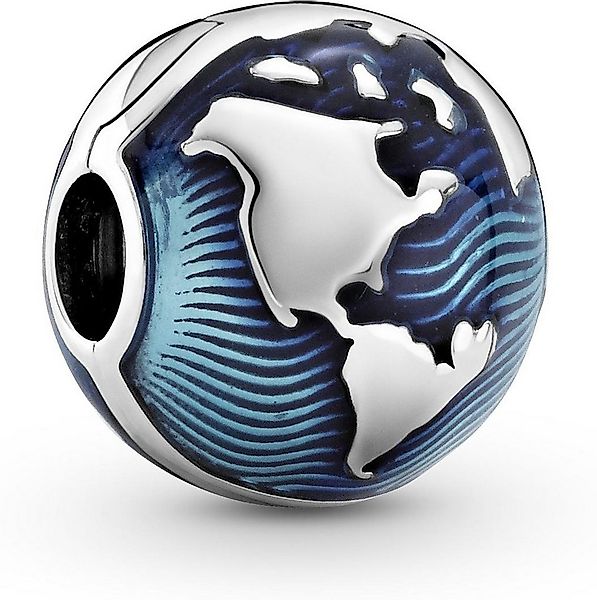 Pandora Kettenanhänger Pandora Blauer Globus Clip 799429C01 Anhänger günstig online kaufen