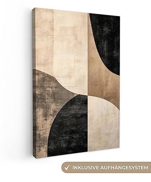 OneMillionCanvasses® Leinwandbild Abstrakt - Flugzeuge - Schwarz - Rund, Fo günstig online kaufen