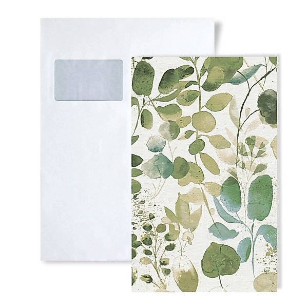 PROFHOME 1 MUSTERSTÜCK S-396971-GU DIN A4 MUSTER der Aquarell-Stil Tapete günstig online kaufen