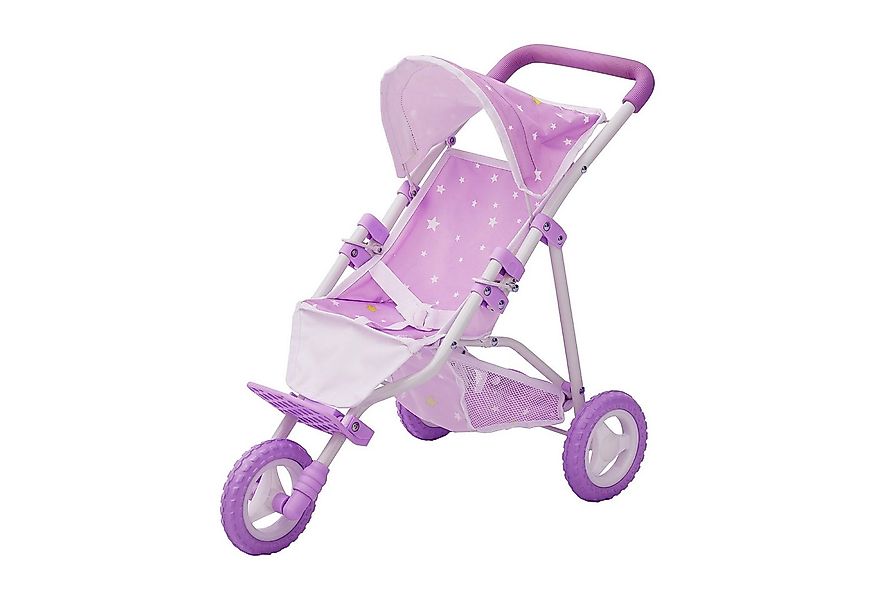 TEAMSON™ KIDS    Puppenwagen Puppenbuggy Twinkle Star lila leicht faltbar günstig online kaufen
