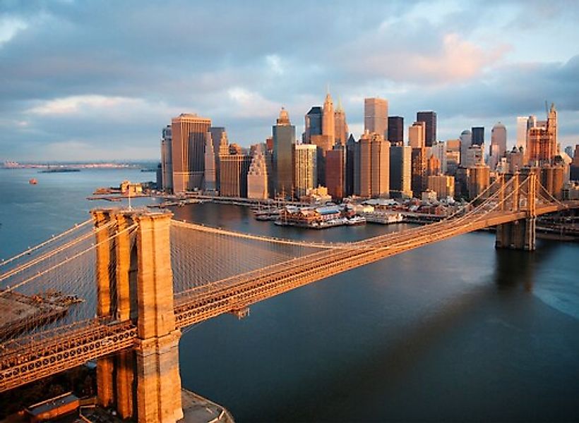 Papermoon Fototapete »Brooklyn Bridge Morning« günstig online kaufen