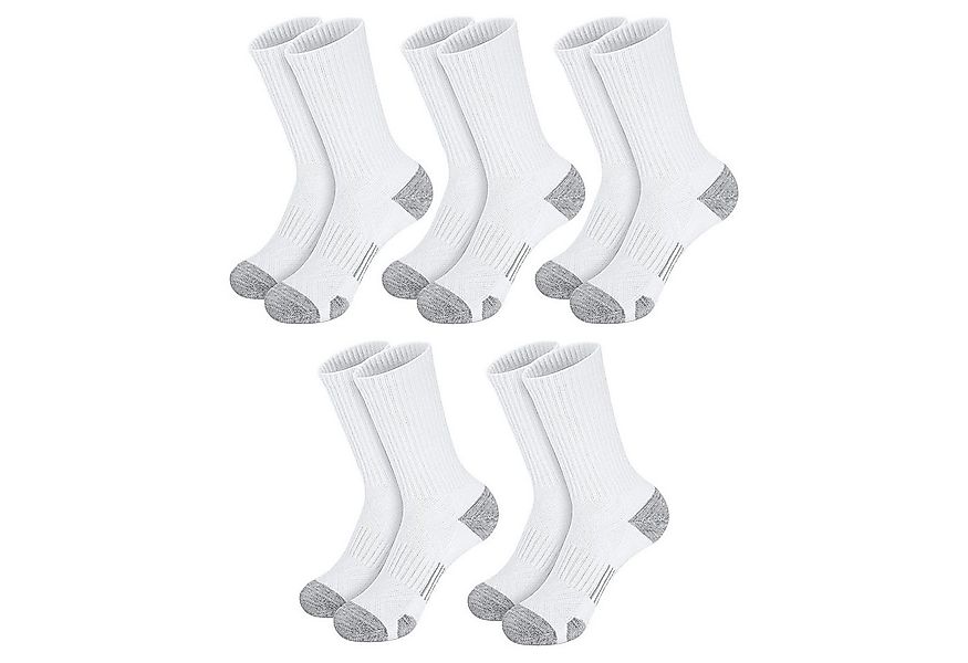 Mutig Sportsocken 5 Paar Sportsocken Tennissocken, Wandersocken Crew (Atmun günstig online kaufen