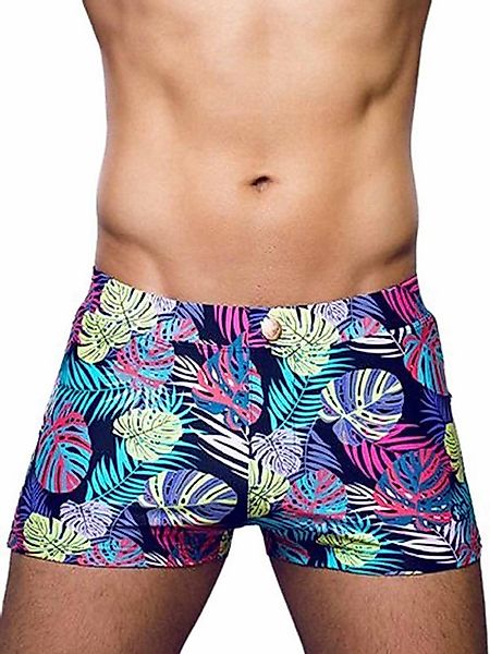 2eros Badehose 2Eros Print Bondi Bar Beach Swim Trunks Monstera Black (Seri günstig online kaufen