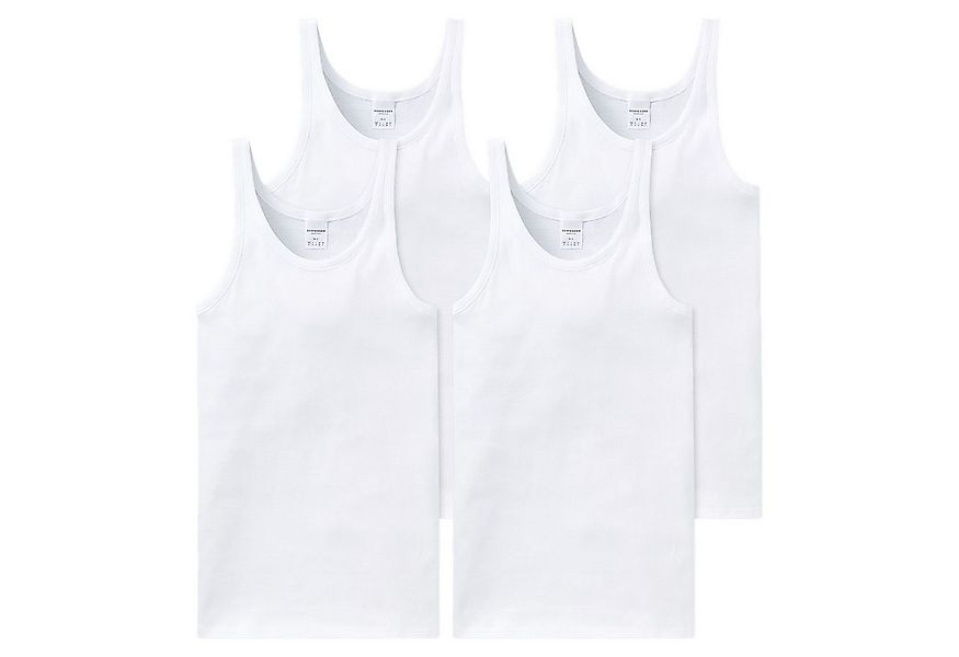 Schiesser Unterhemd Essentials (Mehrpack, 2-St., 4 Stück) Feinripp, strapaz günstig online kaufen