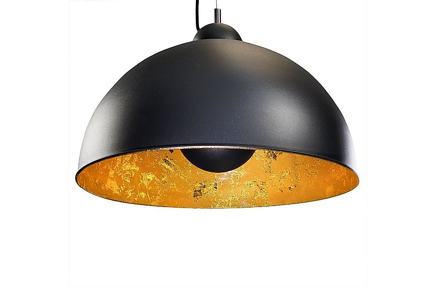 riess-ambiente Hängeleuchte STUDIO 55cm schwarz / gold, ohne Leuchtmittel, günstig online kaufen