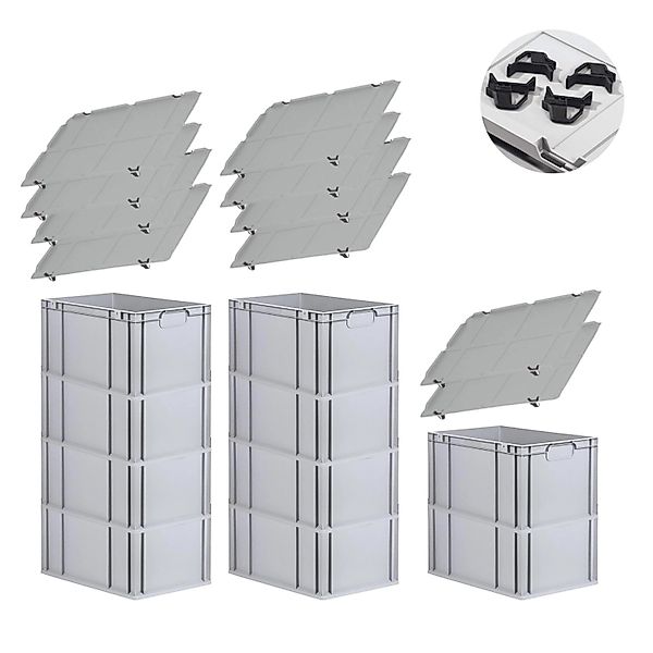 PROREGAL® Stapelbox SparSet Eurobox NextGen Economy günstig online kaufen