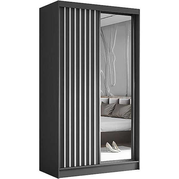 Beautysofa Kleiderschrank Helix (Garderobe mit Scharniertüren, mit Spiegel, günstig online kaufen