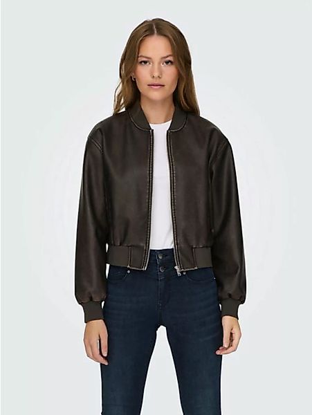 ONLY Lederimitatjacke ONLJANE FAUX LEATHER WASHED BOMBER OTW günstig online kaufen