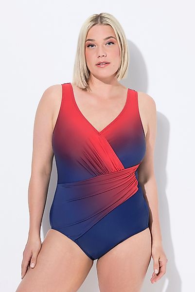 Ulla Popken Badeanzug Badeanzug Farbverlauf drapiert günstig online kaufen