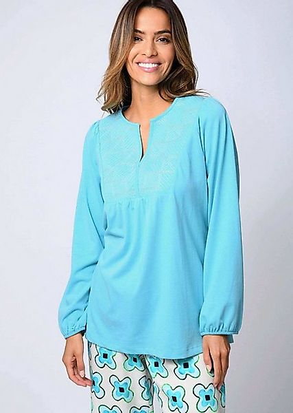 Alba Moda Tunika Bluse mit grafischer Stickerei günstig online kaufen