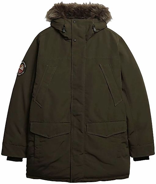 Superdry Parka "EVEREST FAUX FUR PARKA JACKET" mit Kapuze Kunstfaser, loose günstig online kaufen