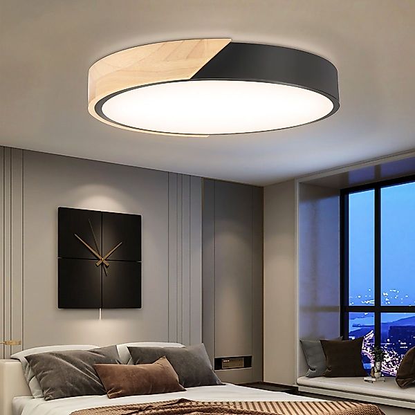 oyajia Deckenleuchte Rund LED Deckenlampe 24W günstig online kaufen