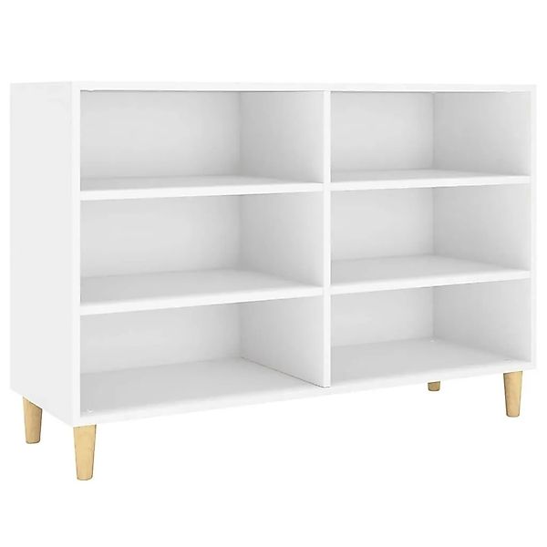 vidaXL Sideboard Weiß 103,5x35x70 cm Holzwerkstoff 806031 günstig online kaufen