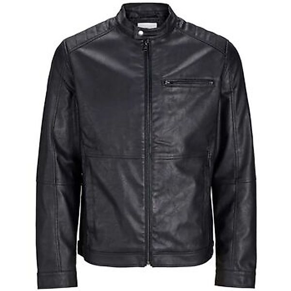 Jack & Jones  Jacken 12261196  DYLAN PU BIKER JACKET-BLACK günstig online kaufen