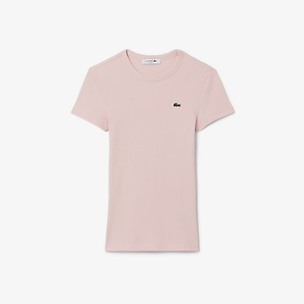 Lacoste  T-Shirt SLIM FIT RIBBED COTTON T-SHIRT günstig online kaufen
