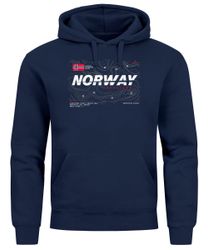 Neverless Hoodie Hoodie Herren Print Norwegen günstig online kaufen