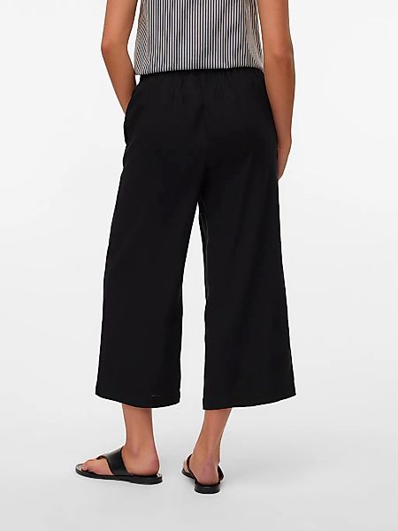 Vero Moda Culotte "VMMYMILO H/W CULOTTE PANT WVN GA", mit Leinen günstig online kaufen