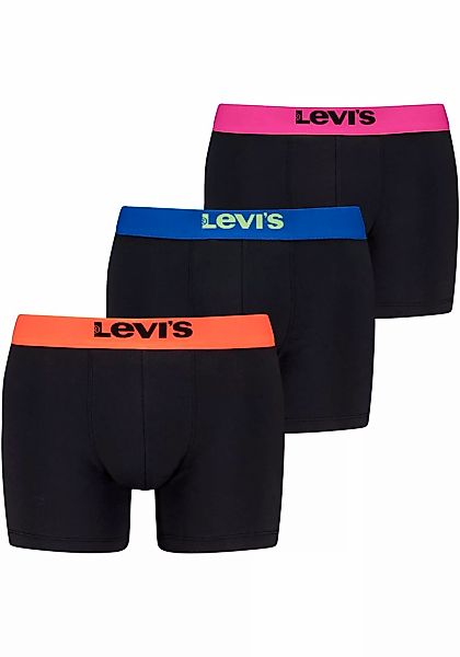 Levis Boxer, (3er-Pack), mit kontrastfarbenem Logobund günstig online kaufen