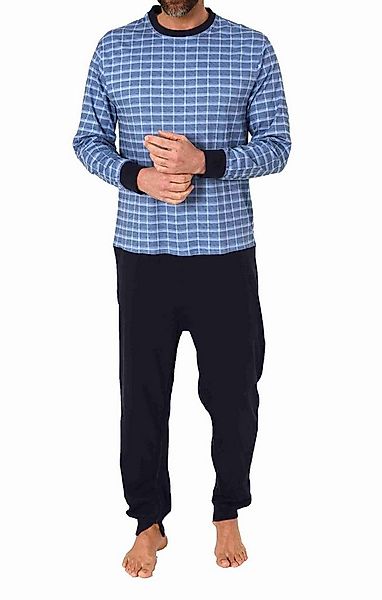 Normann Care Pyjama Herren Pflegeoverall langarm mit Reissverschluss am Rüc günstig online kaufen