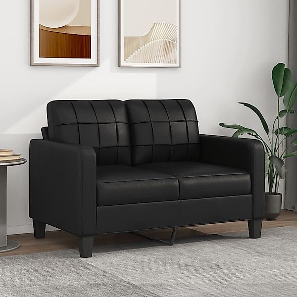 Nettlife Sofa 2-Sitzer-Sofa Schwarz 120/140 cm, günstig online kaufen