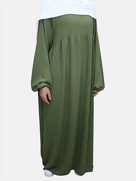 Aymasal Maxikleid Abaya Dunya Ballonärmel Kleid Islamische Gebetskleidung K günstig online kaufen