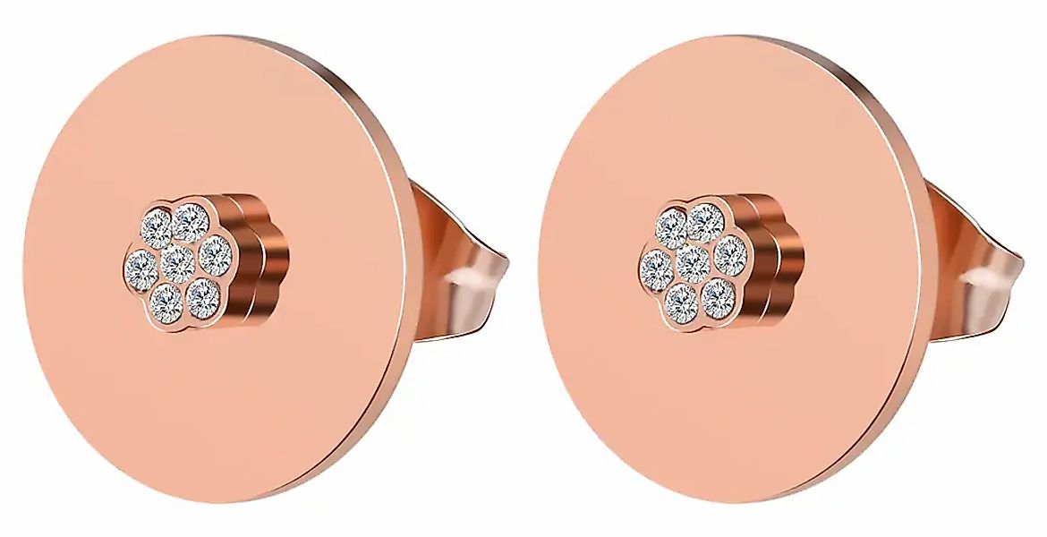 Adelia´s Paar Ohrhänger "Damen Ohrringe – Ohrstecker aus Edelstahl mit Stra günstig online kaufen
