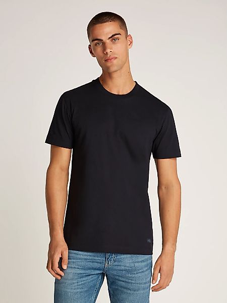 Calvin Klein Jeans Rundhalsshirt WOVEN LABEL günstig online kaufen