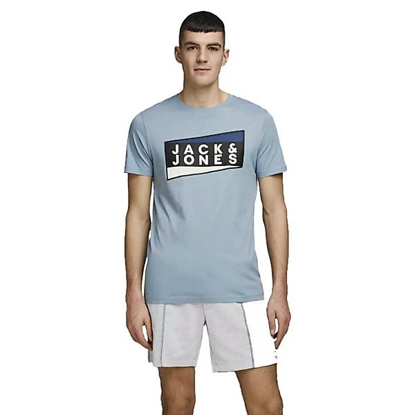 Jack & Jones Haun Crew Neck Slim Fit Kurzärmeliges T-shirt M Faded Denim günstig online kaufen