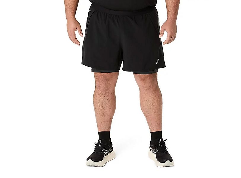 Asics Laufhose Asics Road 2-N-1 5In Short Herren Schwarz günstig online kaufen