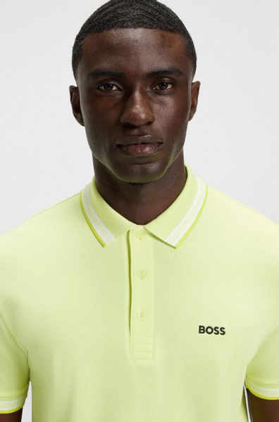 BOSS GREEN Poloshirt Paddy mit kontrastfarbenen günstig online kaufen