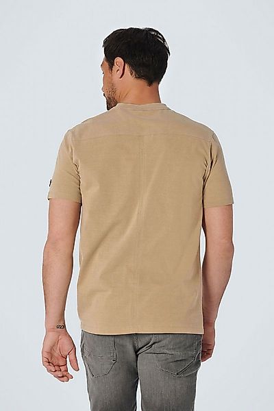 No Excess T-Shirt Knopf Khaki - Größe XXL günstig online kaufen