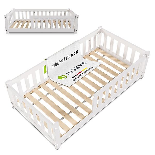 Juskys Kinderbett Naya, 80x160 cm Bodenbett günstig online kaufen