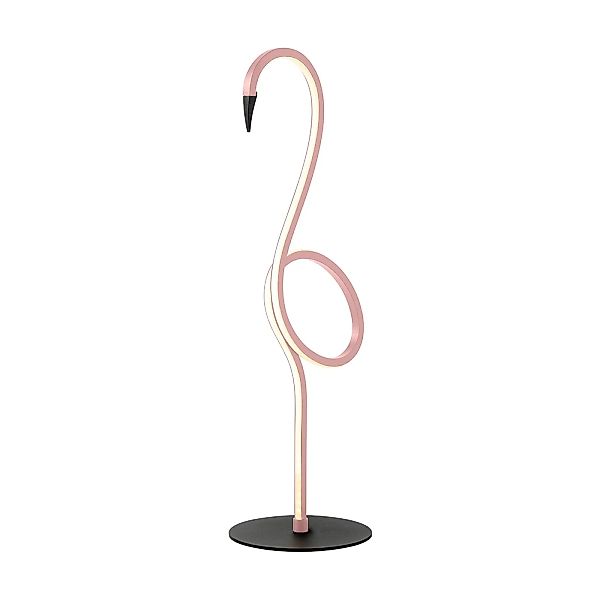 LED-Tischleuchte Flamingo, pink, Metall, 50 cm hoch günstig online kaufen