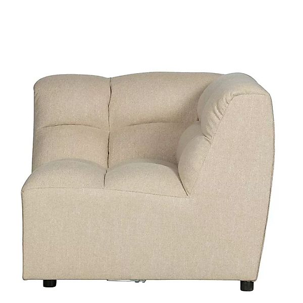 Sofa Eckelement Beige aus Webstoff 92 cm breit - 92 cm tief günstig online kaufen