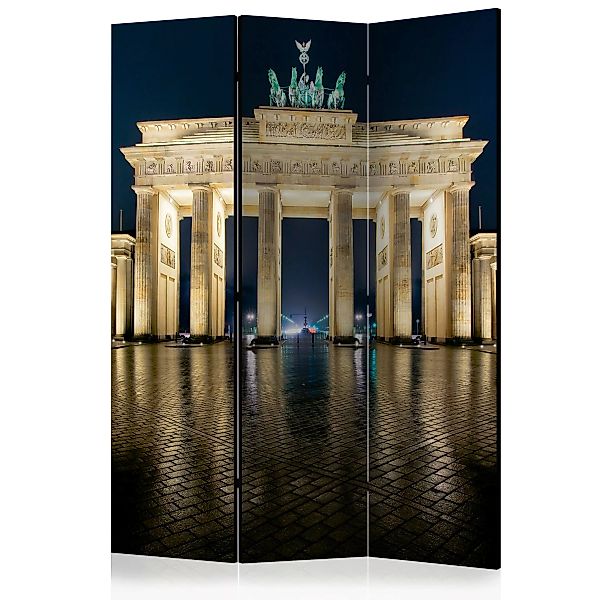 3-teiliges Paravent - Berlin At Night [room Dividers] günstig online kaufen