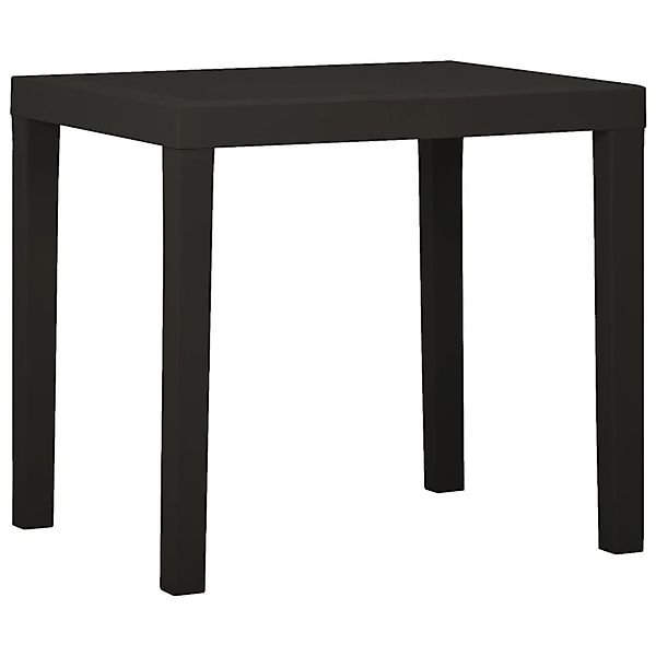 vidaXL Gartentisch Anthrazit 79x65x72 cm Kunststoff 315845 günstig online kaufen