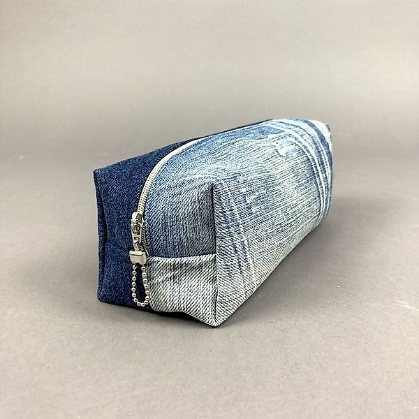 Federmappe - Etui Aus Upcycling Material Aus Jeans günstig online kaufen