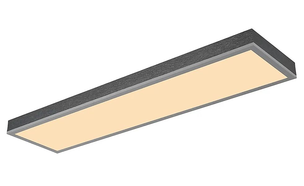 Globo Lighting Deckenleuchte   ¦ grau ¦ Maße (cm): B: 80 H: 6,5 Lampen & Le günstig online kaufen