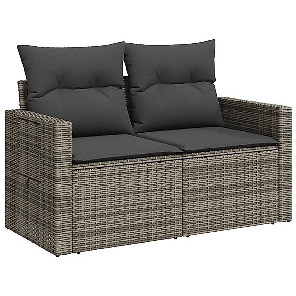 vidaXL Loungesofa Gartensofa 2-Sitzer mit Kissen günstig online kaufen