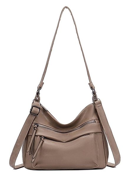 ITALYSHOP24 Schultertasche Damen Tasche Crossbody Handtasche Shopper CrossO günstig online kaufen