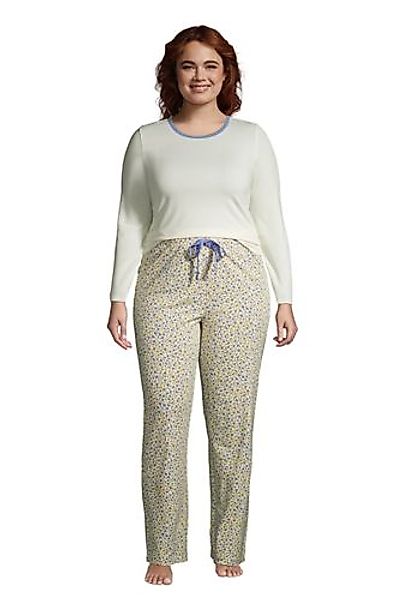 Draper James Jersey Pyjama-Set in großen Größen, Damen, Größe: 48-50 Plusgr günstig online kaufen