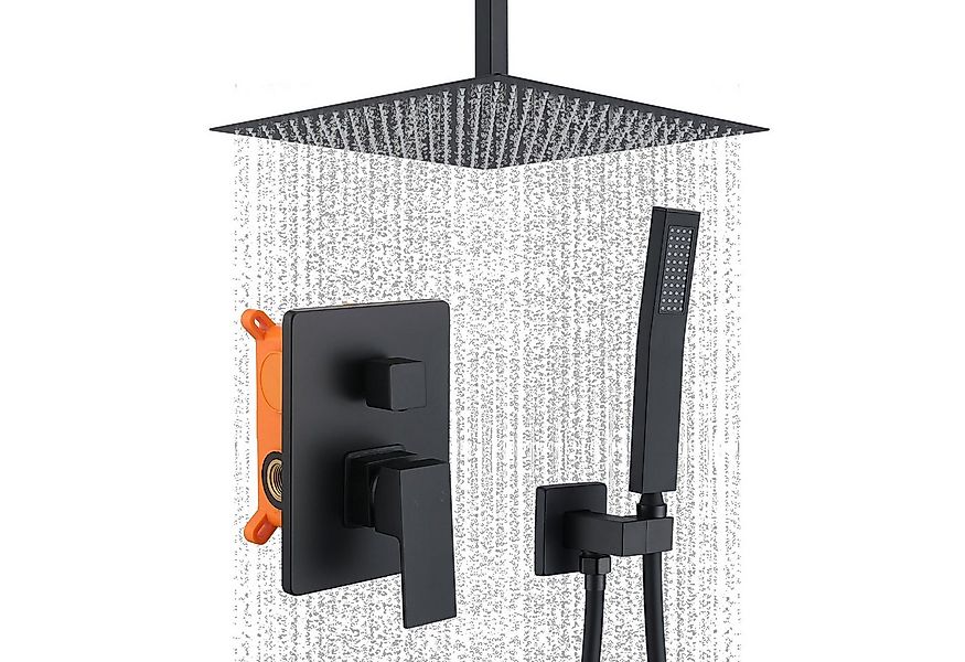 HOMELODY Brausegarnitur Unterputz Duschsystem Brausegarnitur mit Überkopfbr günstig online kaufen