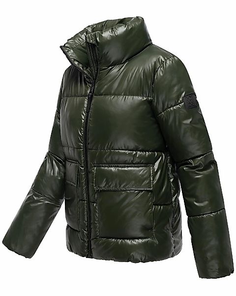 Navahoo Kurzjacke "Eispracht 14" ohne Kapuze Kurze gesteppte Damen Winterja günstig online kaufen