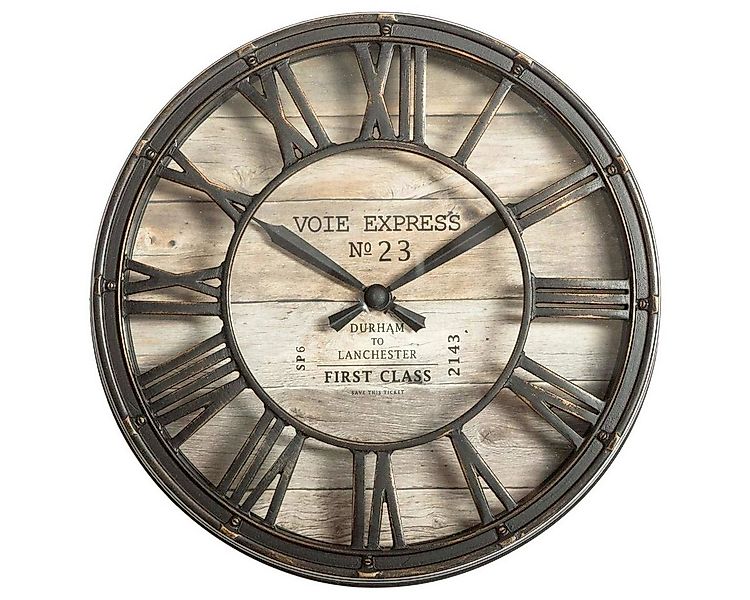 Atmosphera Créateur d'intérieur Wanduhr Wanduhr VOIE EXPRESS, Ø 21 cm günstig online kaufen