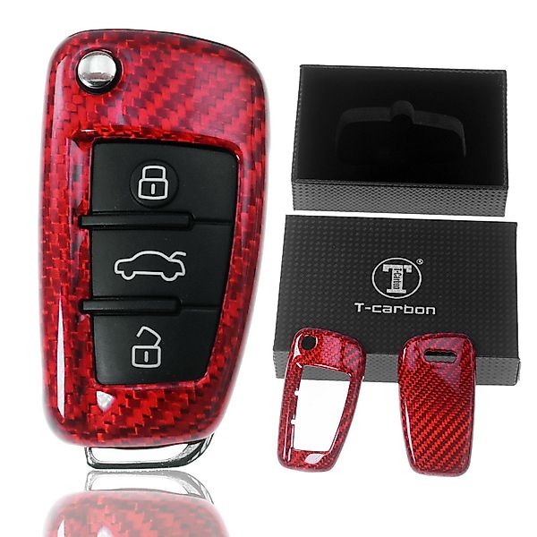 T-Carbon Schlüsseltasche Auto Schlüssel Carbon-Optik Schutz günstig online kaufen
